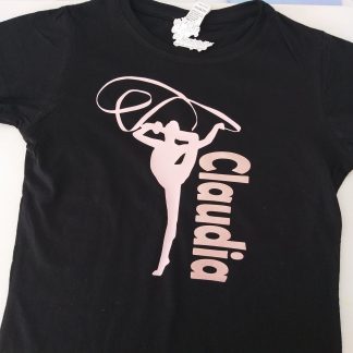 Camiseta Gimnasia rítmica personalizada Mod. Cinta