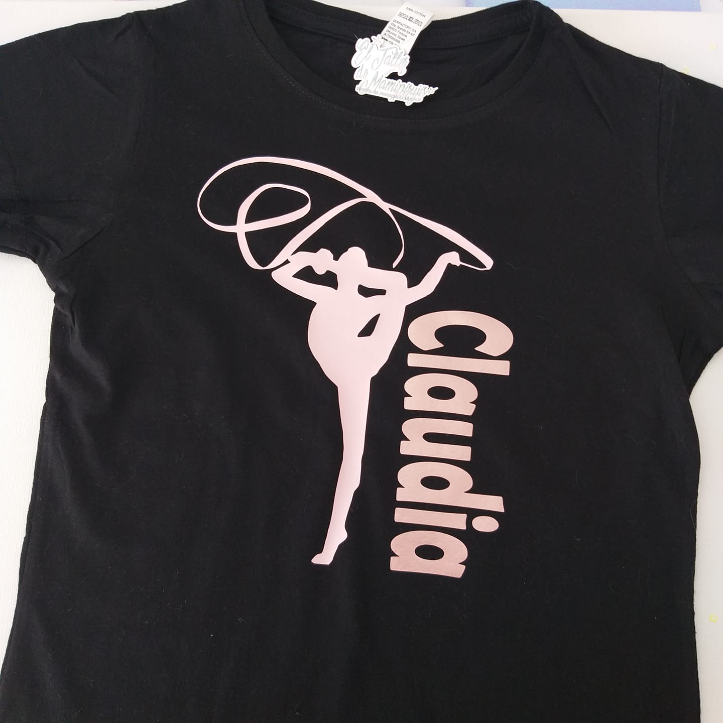 Camiseta Gimnasia rítmica personalizada Mod. Cinta