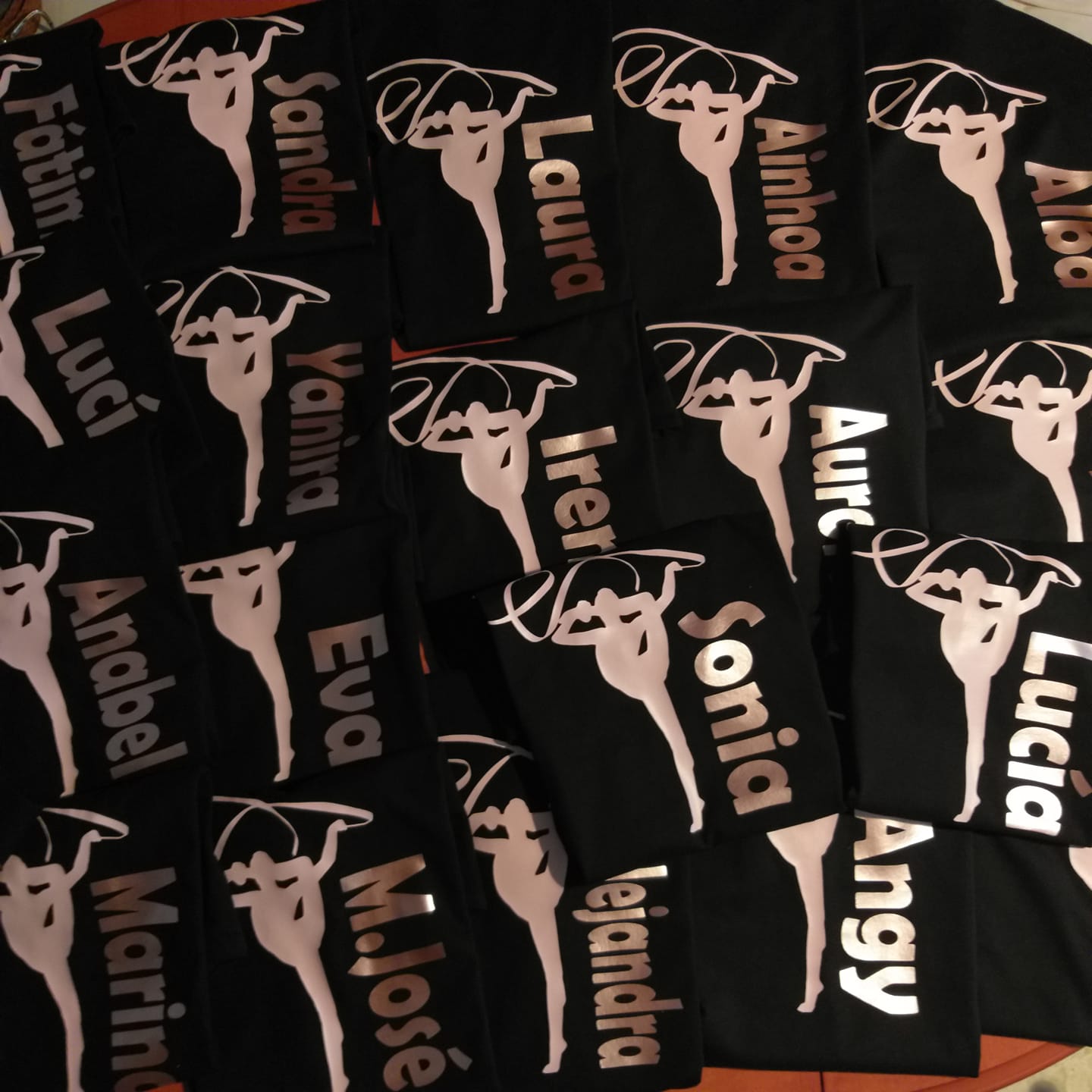 Camiseta Gimnasia rítmica personalizada Mod. Cinta - Imagen 2