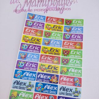 30 PEGATINAS PERSONALIZADAS