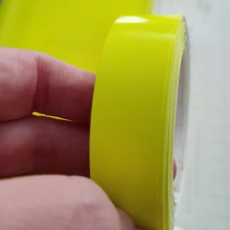 Forro adhesivo amarillo flúor
