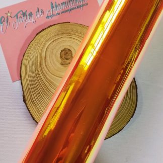 Vinilo adhesivo holográfico Orange
