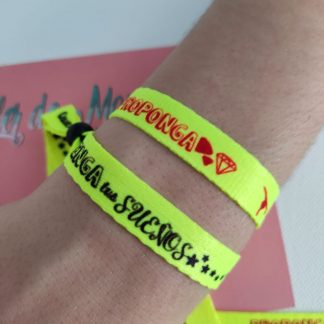 Pulsera amarillo flúor