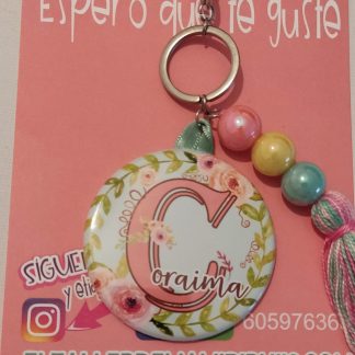 Llavero - espejito con nombre