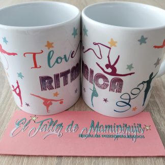 Taza "I love Rítmica"