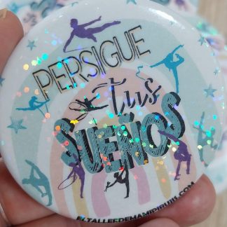 Chapa 59mm Gimnasia Rítmica Mod. Persigue tus sueños