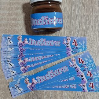 Etiquetas Mini Nutella personalizadas