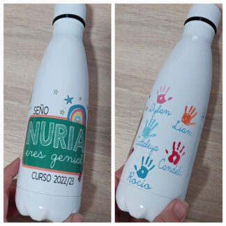 Botella Aluminio Personalizada Profe