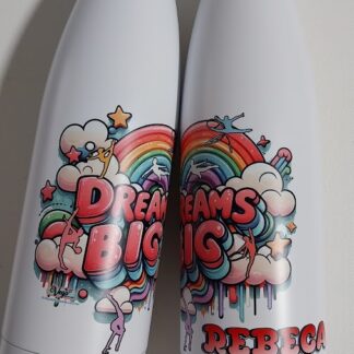 Botella Aluminio Gimnasia Mod. Big Dreams