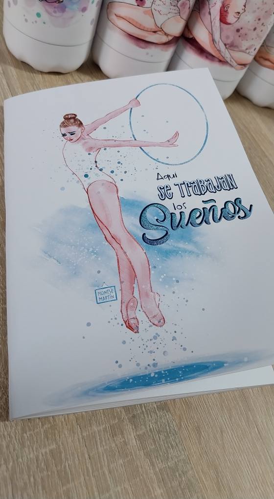 Libreta Gimnasia Rítmica Mod. Aro 2025 Montse Martin