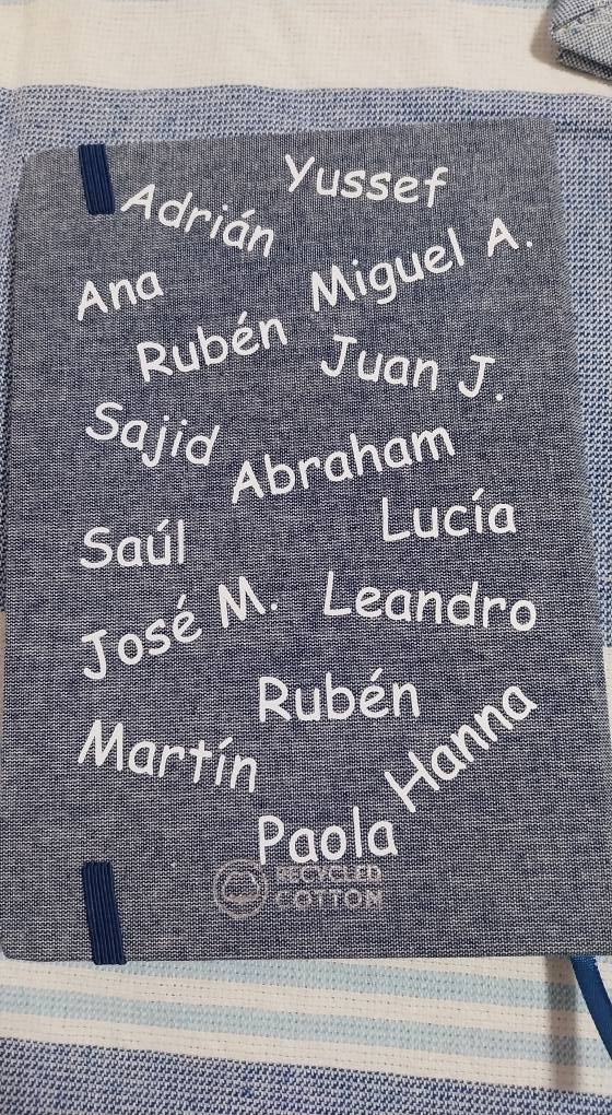 LIBRETA PERSONALIZADA con tapas de algodón - Imagen 2