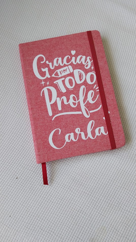 LIBRETA PERSONALIZADA con tapas de algodón - Imagen 5