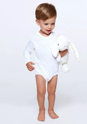 Body bebé manga larga