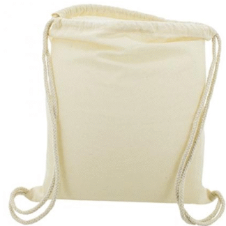 Bolsa mochila algodón