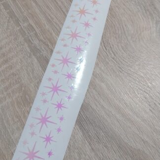 Estrellas en vinilo holográfico