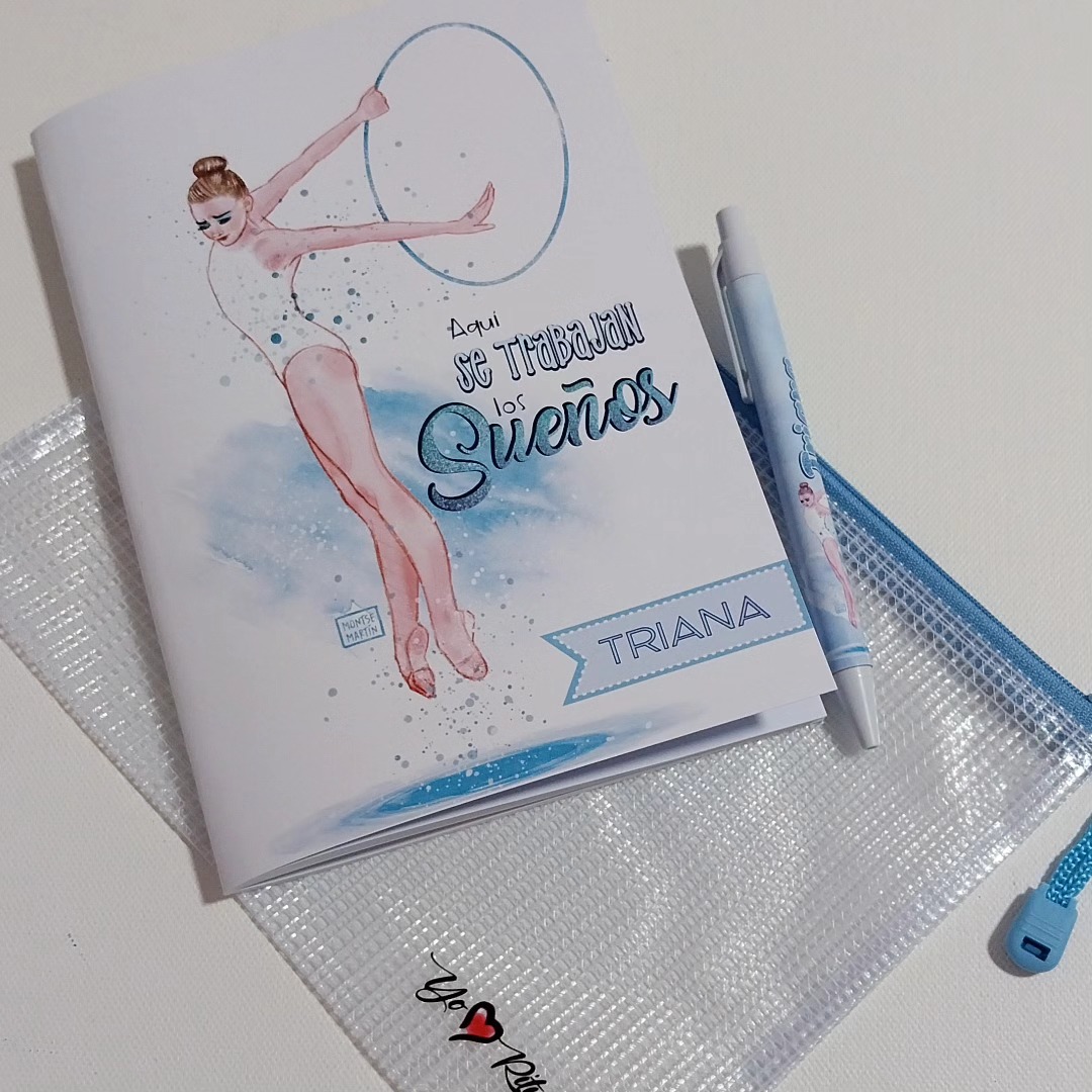 Pack Libreta gimnasia Mod. Cisne