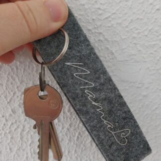 Llavero fieltro personalizado