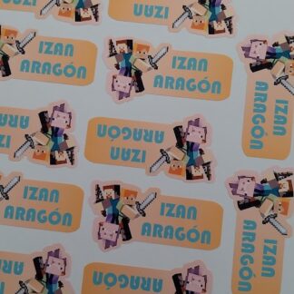PEGATINAS PERSONALIZADAS con dibujo