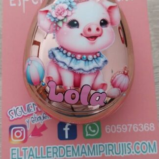 Cepillo anti enredo personalizado