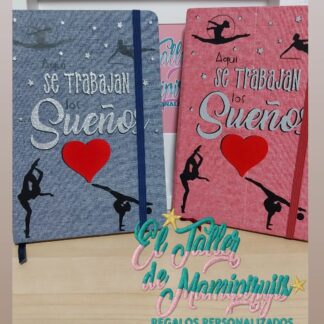 LIBRETA Gimnasia Rítmica con tapas de algodón