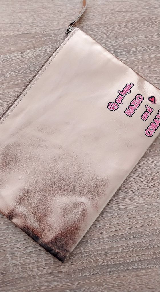 Neceser Rosa Gold "Hazlo con el corazón"