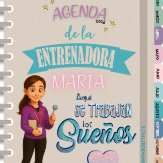 AGENDA ENTRENADORA PERSONALIZADA GIMNASIA RÍTMICA DIGITAL
