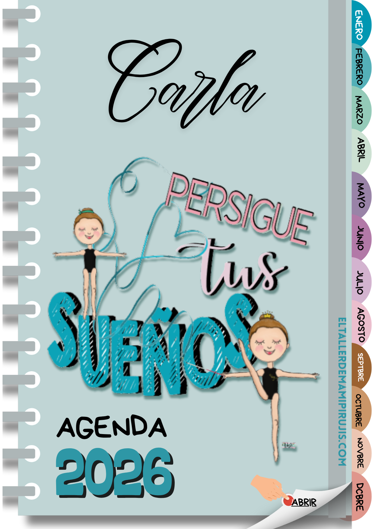 AGENDA DIGITAL 2026 Gimnasia Rítmica PERSONALIZADA