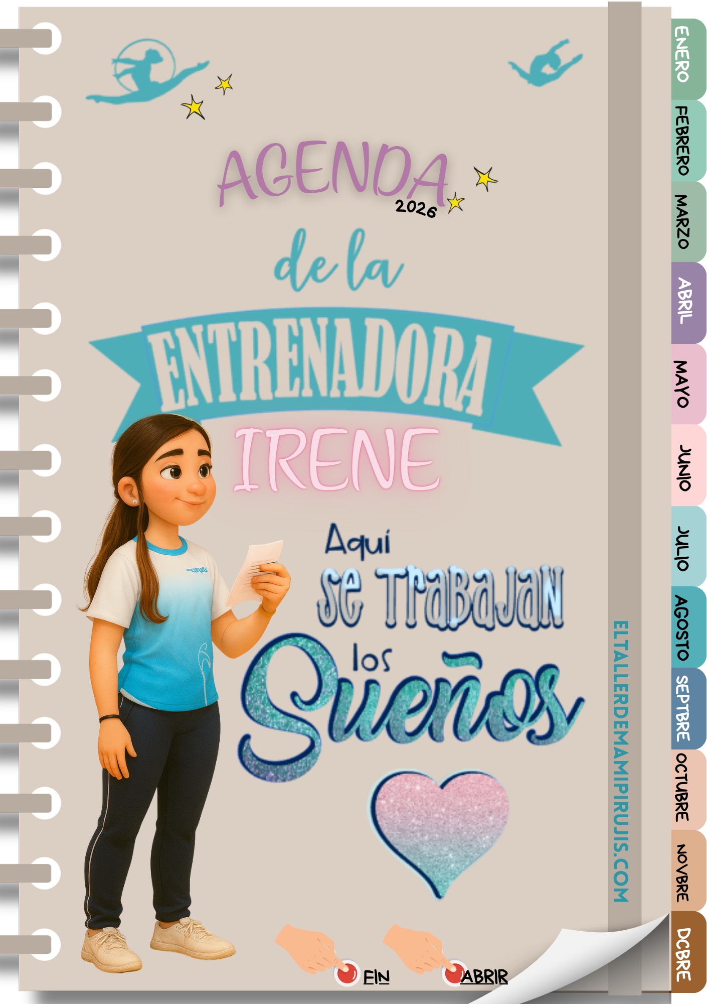 AGENDA ENTRENADORA PERSONALIZADA GIMNASIA RÍTMICA DIGITAL - Imagen 3