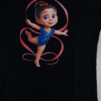 Camiseta Gimnasia Rítmica Mod. Niña con cinta