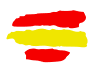 Bandera España en vinilo adhesivo