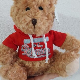 Oso peluche con sudadera gimnasia