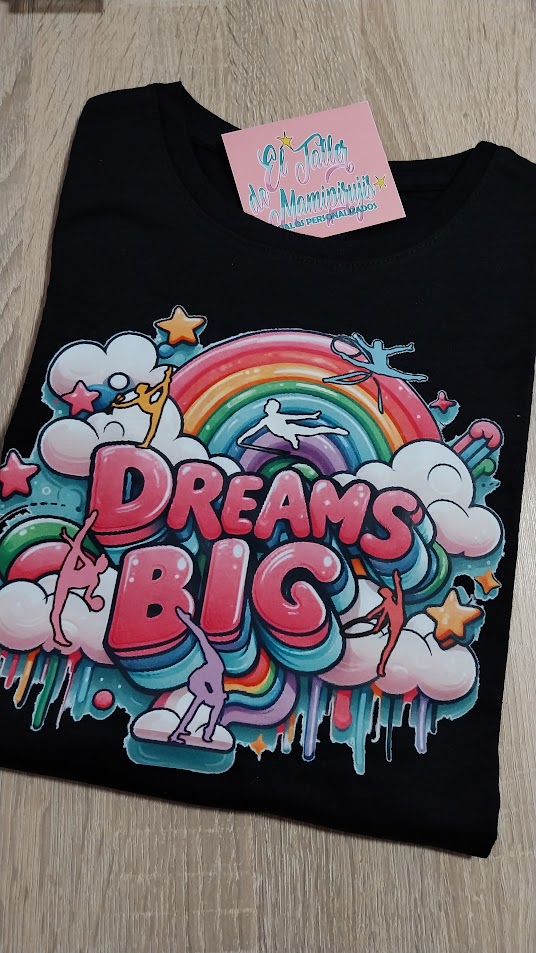 Camiseta Gimnasia Rítmica Mod. "Big Dreams" - Imagen 2