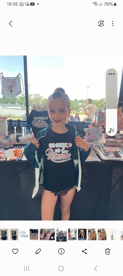 Camiseta Gimnasia Rítmica Mod. "Mi pasión" color. - Imagen 6