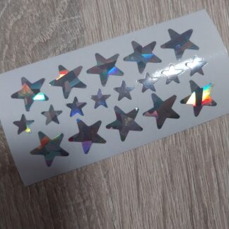 Estrellas holográficas adhesivas